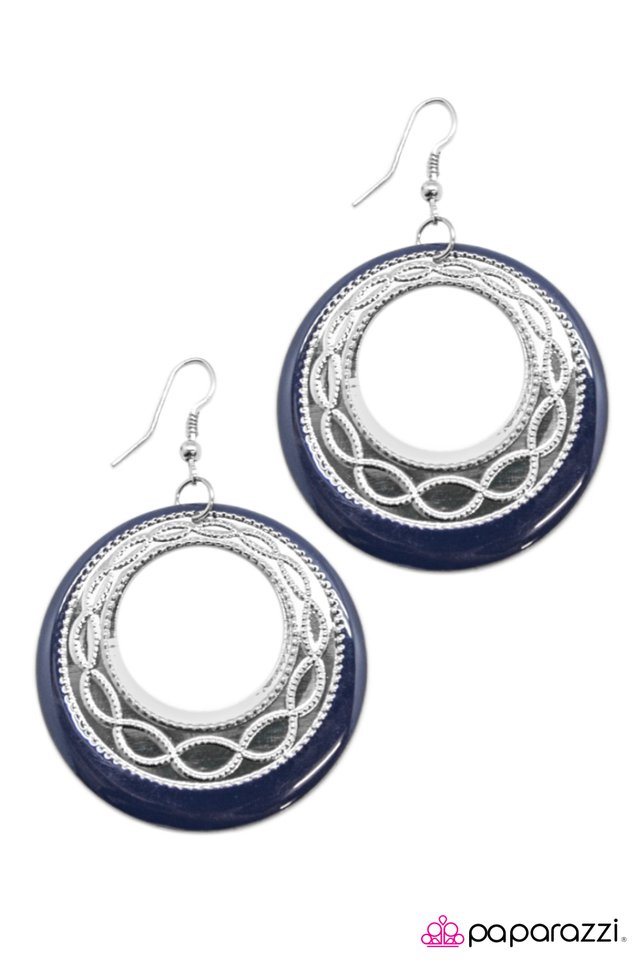 Paparazzi ♥ Intertwining Melodies - Blue ♥ Earrings