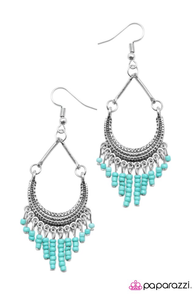 Paparazzi ♥ You Go, Girl! - Blue ♥ Earrings