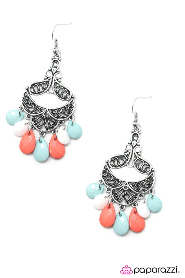 Paparazzi ♥ Flamenco Flavor - Multi ♥ Earrings