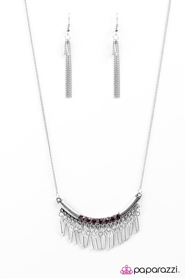 Paparazzi ♥ Calling All Goddesses - Purple ♥ Necklace