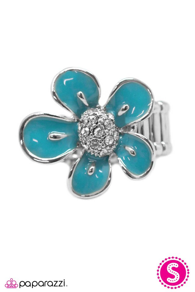 Paparazzi ♥ It Must Be Spring - Blue ♥ Ring