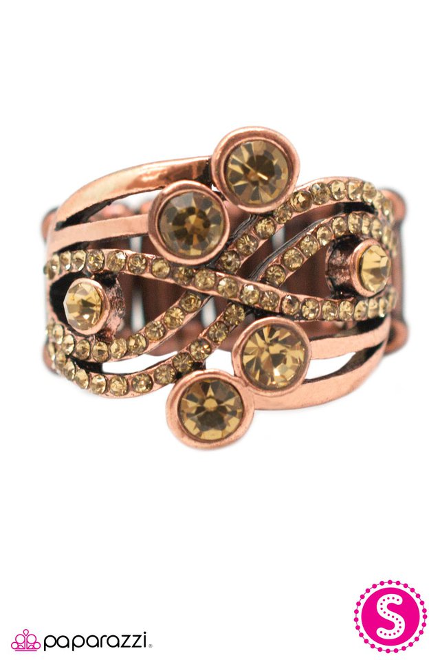 Paparazzi ♥ Dont Forget To Sparkle! - Copper ♥ Ring