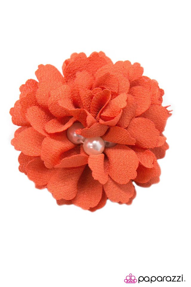 Paparazzi ♥ Future Mrs... - Orange ♥ Hair Clip