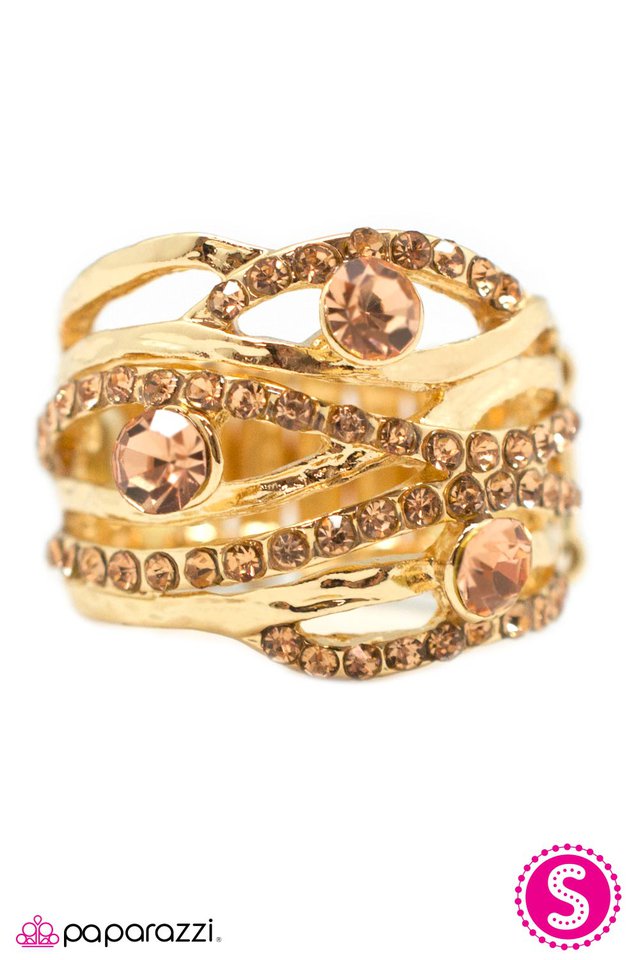 Paparazzi ♥ The Game Changer - Gold ♥ Ring