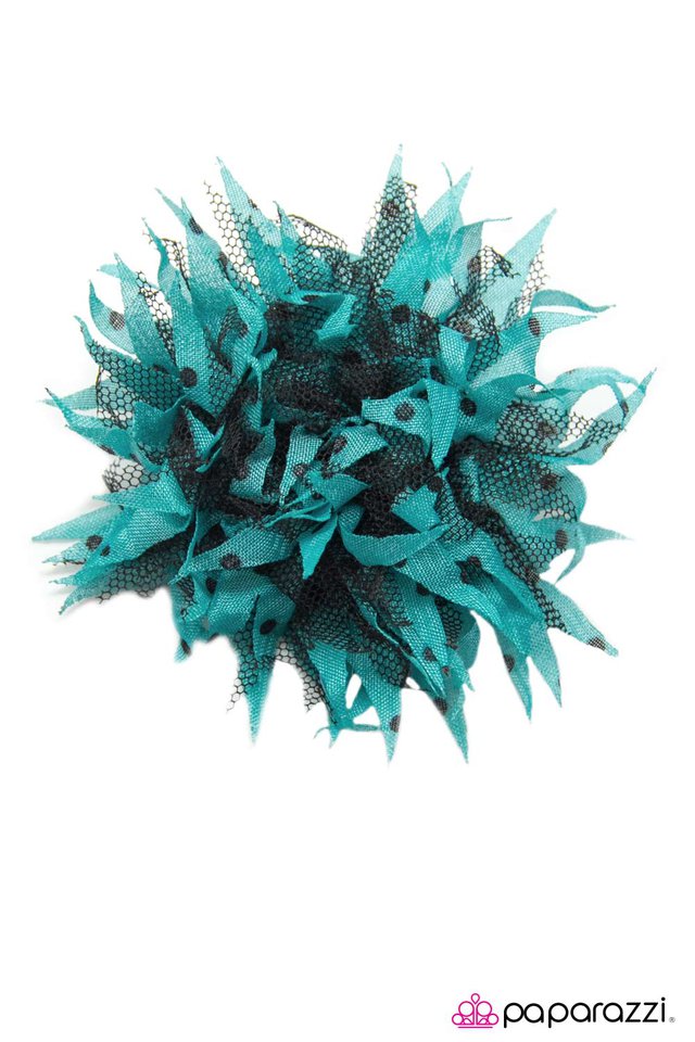 Paparazzi ♥ Overboard - Blue ♥ Hair Clip