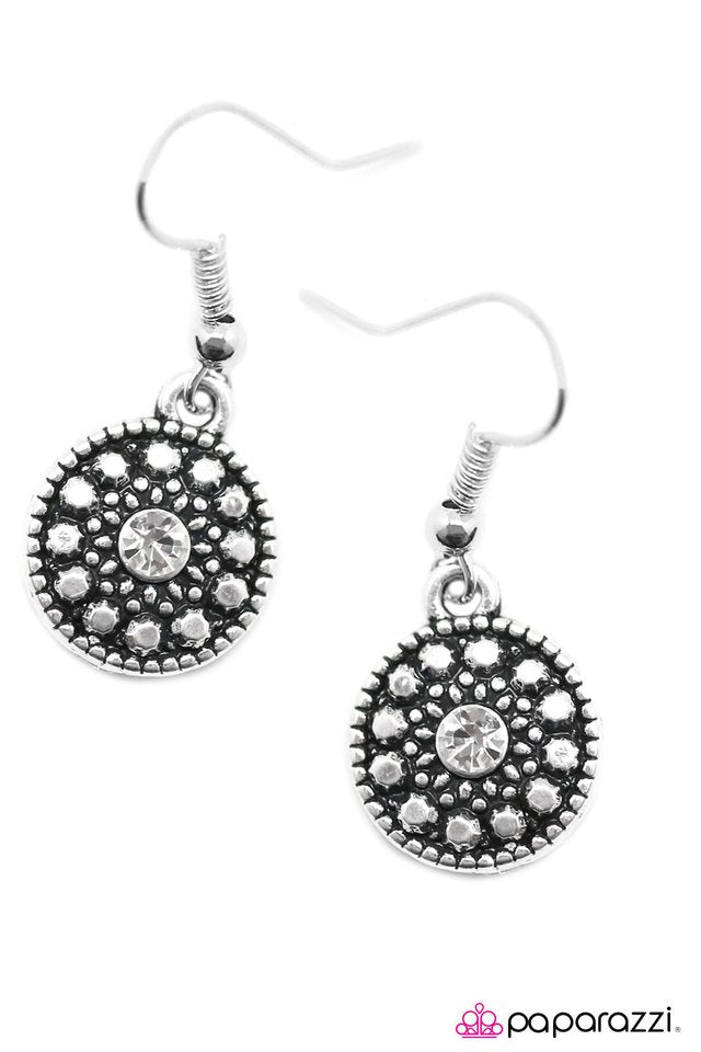 Paparazzi ♥ A Simpler Time - White ♥ Earrings