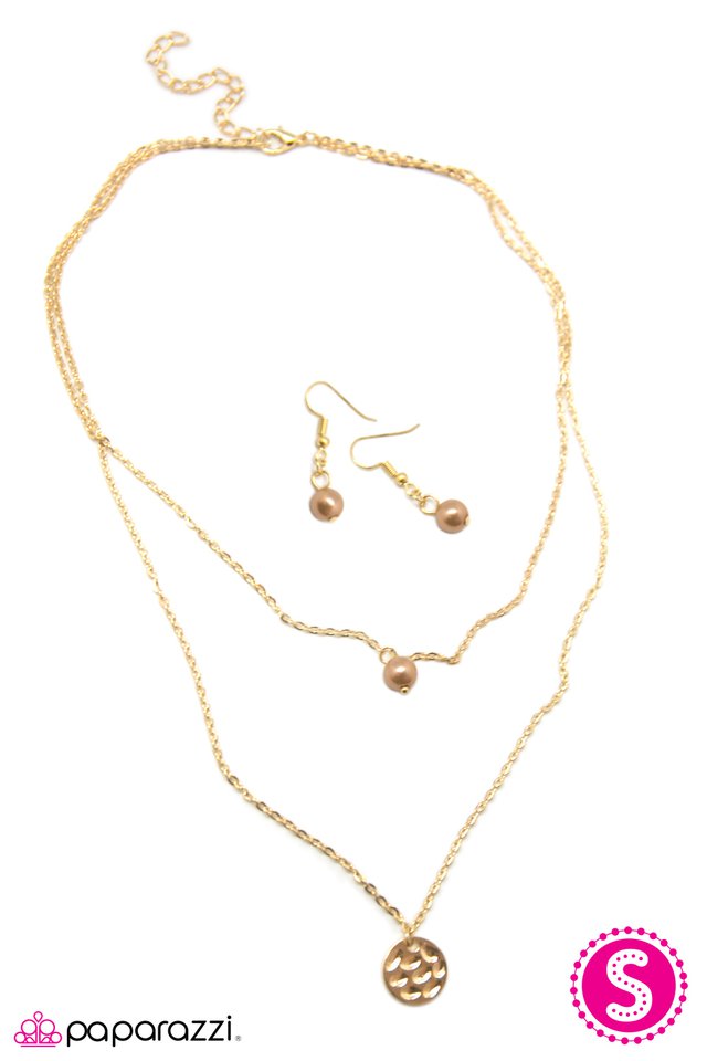 Paparazzi ♥ Inspire Me - Gold ♥ Necklace