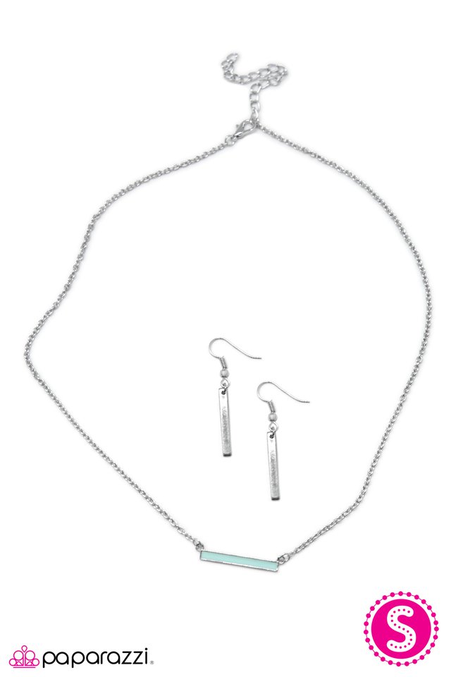 Paparazzi ♥ Plain and Simple - Blue ♥ Necklace