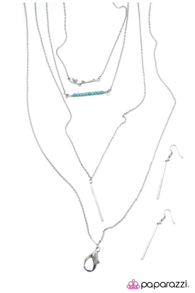 Paparazzi ♥ Im Like A Bird - Blue ♥ Lanyard