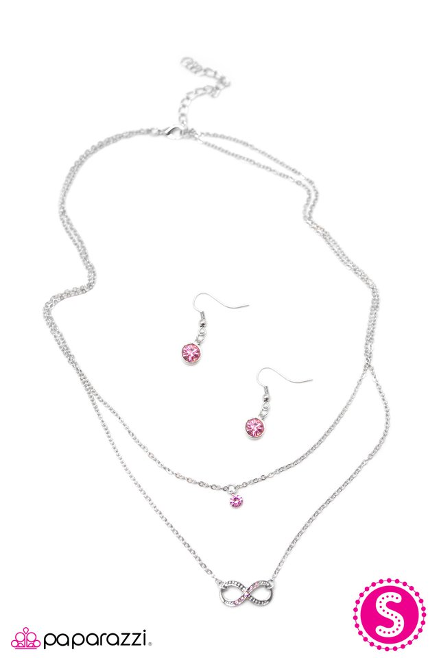 Paparazzi ♥ My Forever - Pink ♥ Necklace
