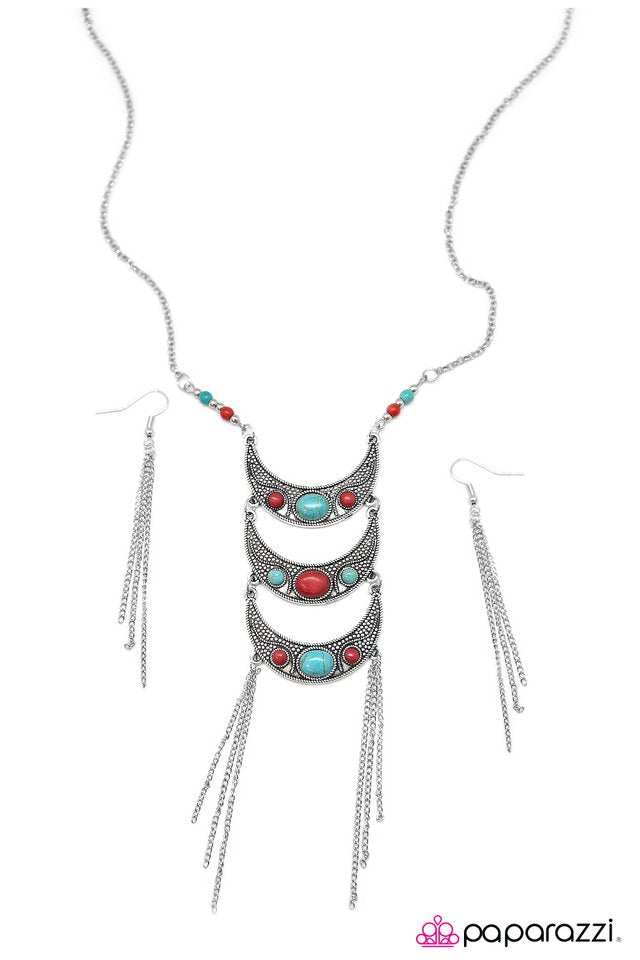 Paparazzi ♥ Morning, MOON, and Night - Multi ♥ Necklace