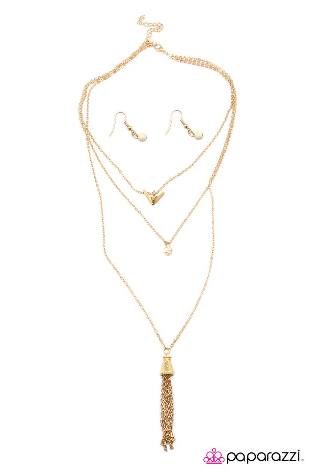 Paparazzi ♥ If The Tassel Fits - White ♥ Necklace
