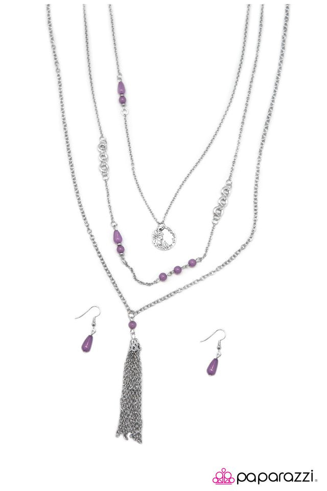 Paparazzi ♥ Best Wishes - Purple ♥ Necklace