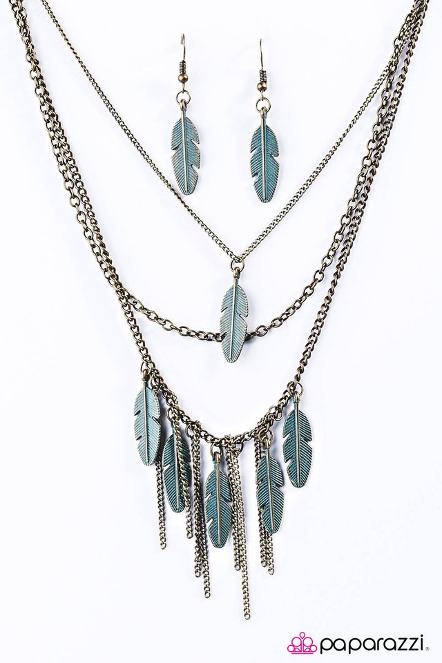 Paparazzi ♥ I QUILL Survive - Brass ♥ Necklace