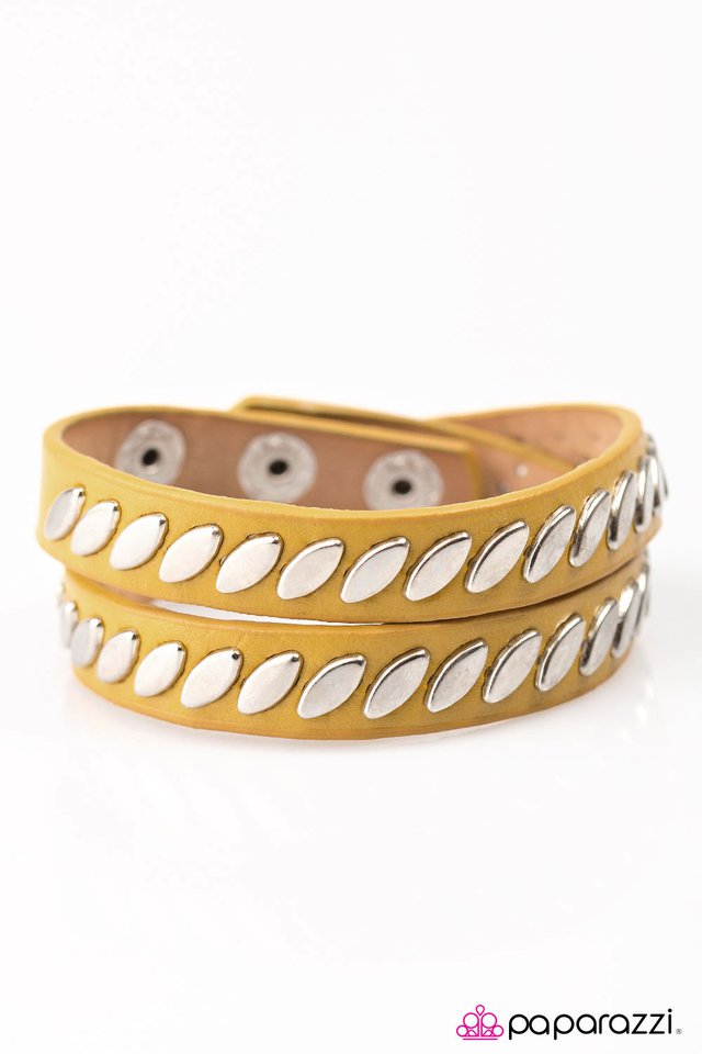 Paparazzi ♥ Hey, Batter Batter - Yellow ♥ Bracelet