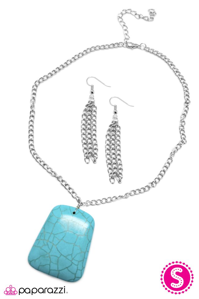 Paparazzi ♥ Cornerstone - Blue ♥ Necklace