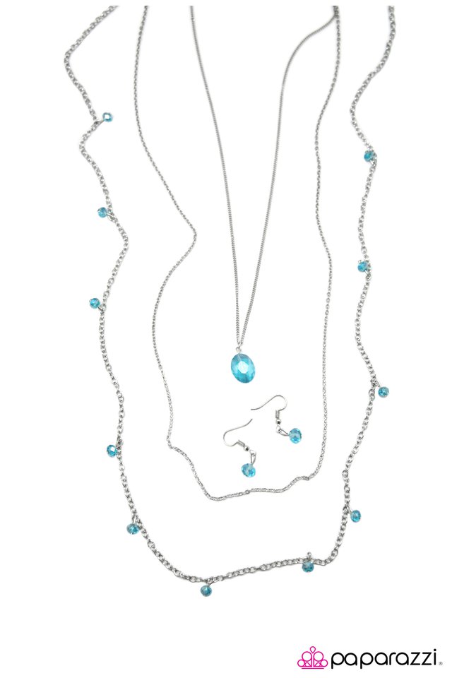 Paparazzi ♥ The Night Life - Blue ♥ Necklace