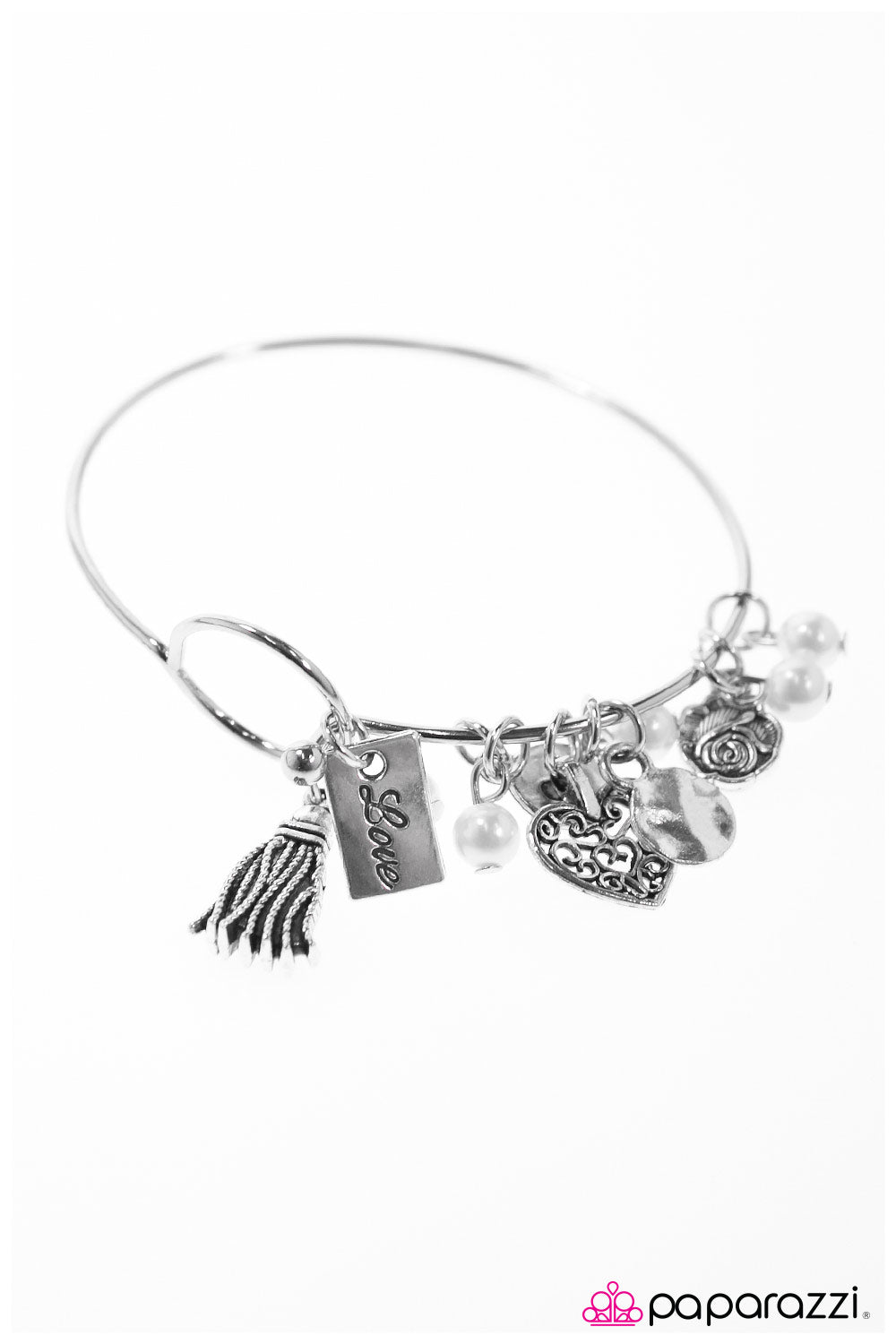 Paparazzi ♥ Wherefore Art Thou, Romeo - White ♥ Bracelet