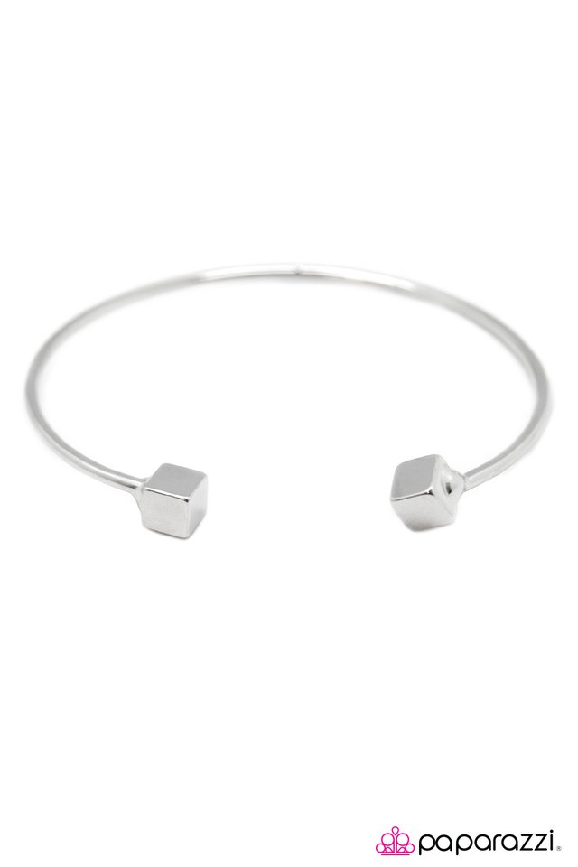 Paparazzi ♥ Block Party - Silver ♥ Bracelet