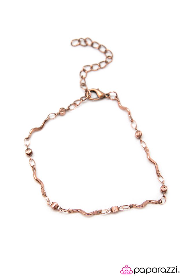 Paparazzi ♥ City Sightseeing - Copper ♥ Bracelet