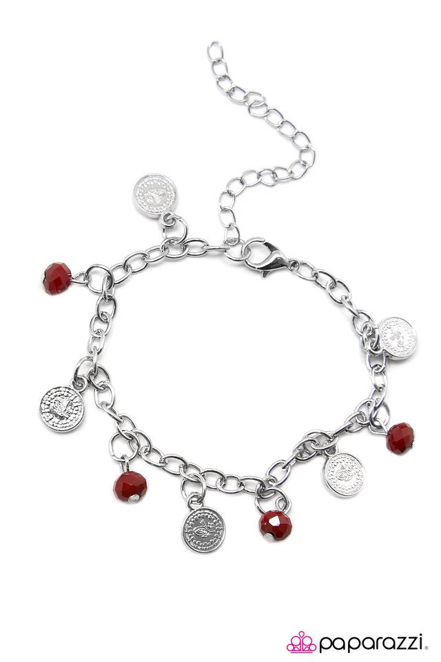 Paparazzi ♥ The Euro - Red ♥ Bracelet