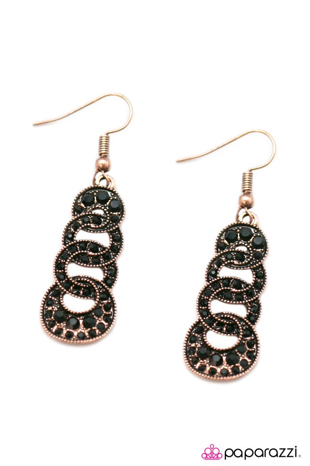 Paparazzi ♥ The Imperial Ball - Copper ♥ Earrings
