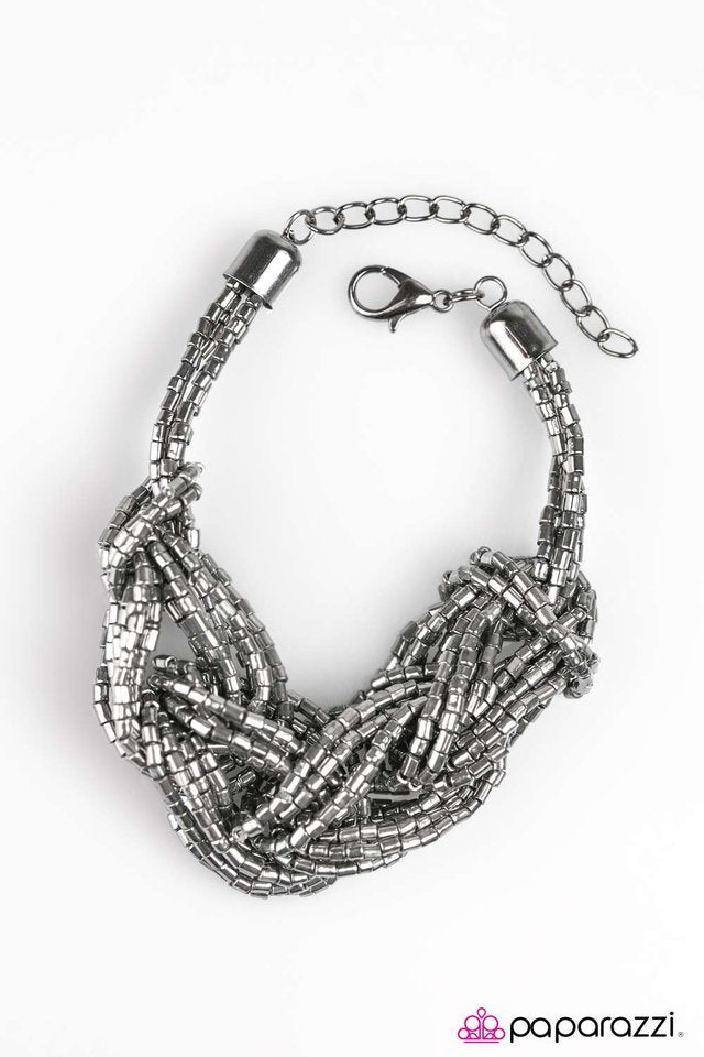 Paparazzi ♥ Prepare For The WRAP-ture - Silver ♥ Bracelet