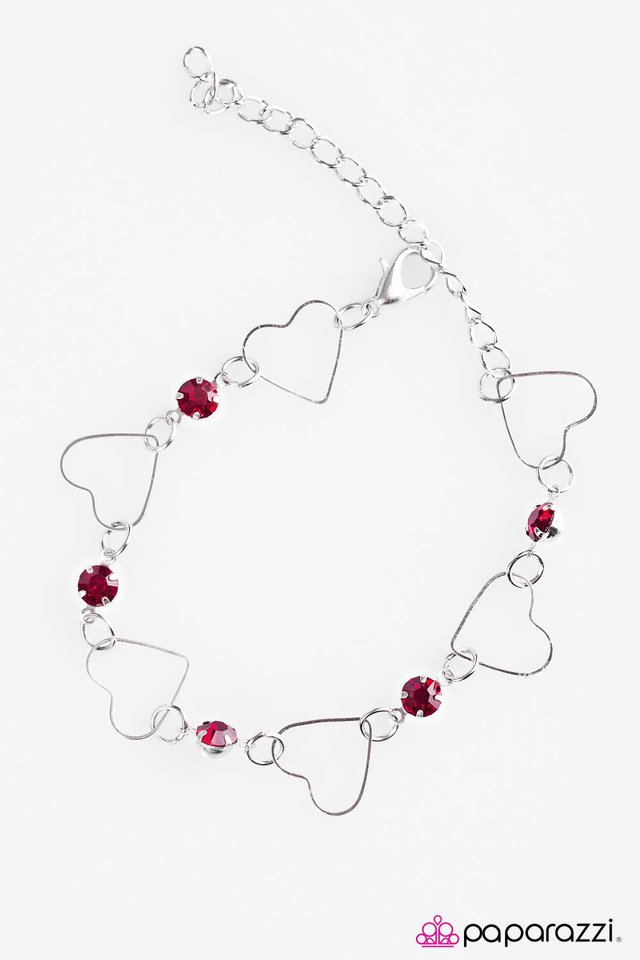 Paparazzi ♥ Lovers Lane - Red ♥ Bracelet