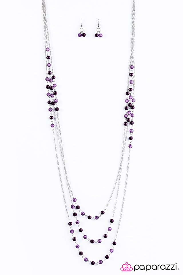 Paparazzi ♥ Color My World - Purple ♥ Necklace