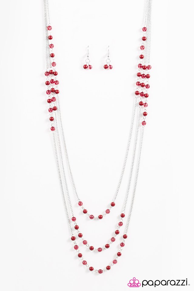 Paparazzi ♥ Color My World - Red ♥ Necklace