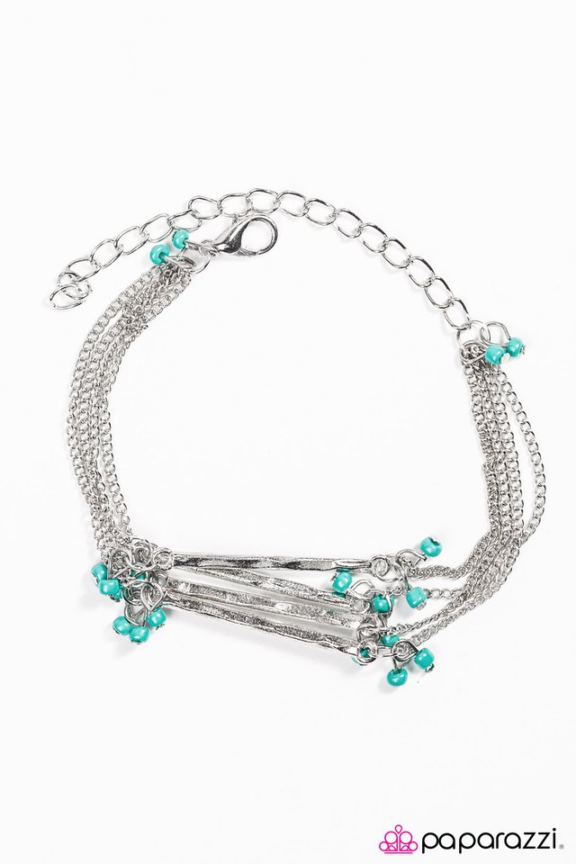 Paparazzi ♥ Attagirl! - Blue ♥ Bracelet