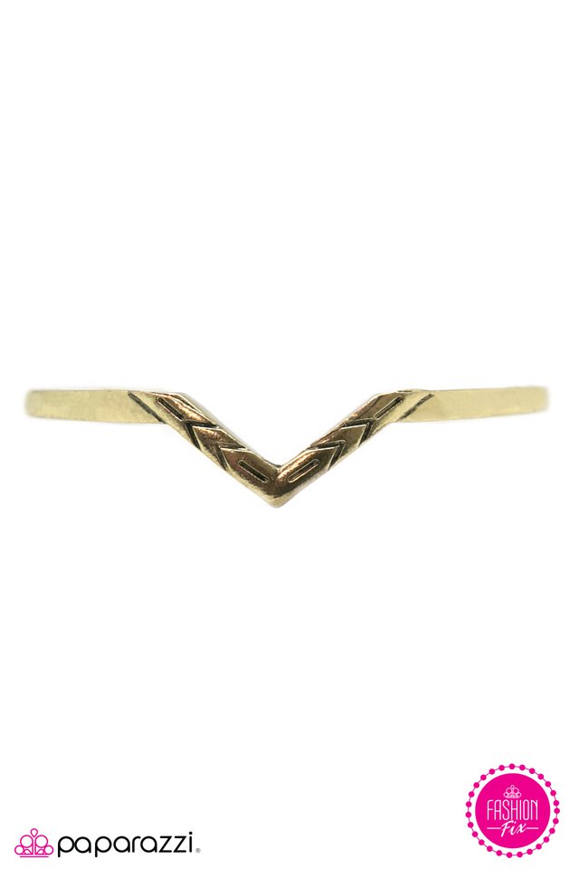 Paparazzi ♥ Little Egypt - Brass ♥ Bracelet