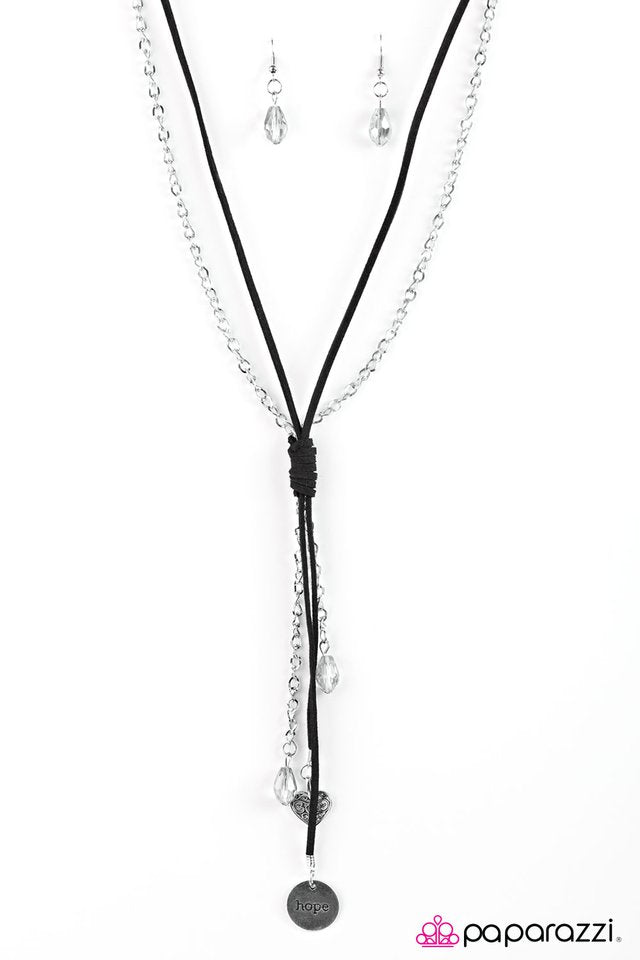 Paparazzi ♥ I Hope You Dance - Black ♥ Necklace