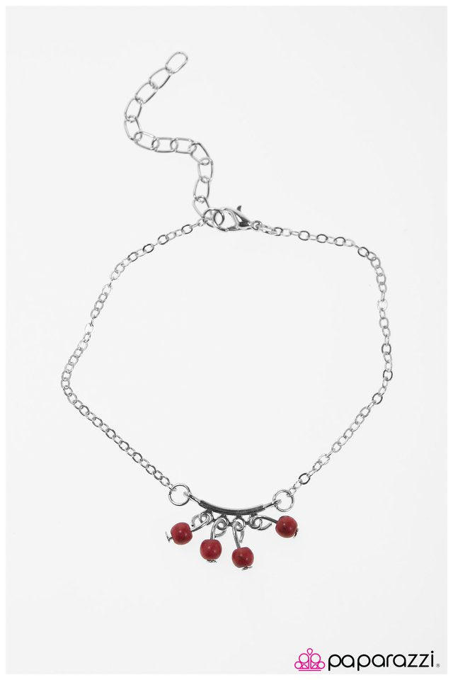 Paparazzi ♥ Keepin It Country - Red ♥ Bracelet