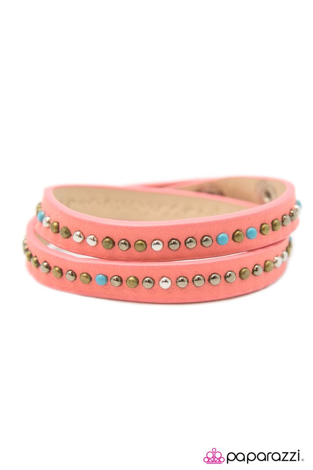 Paparazzi ♥ Cowgirl Up - Orange ♥ Bracelet