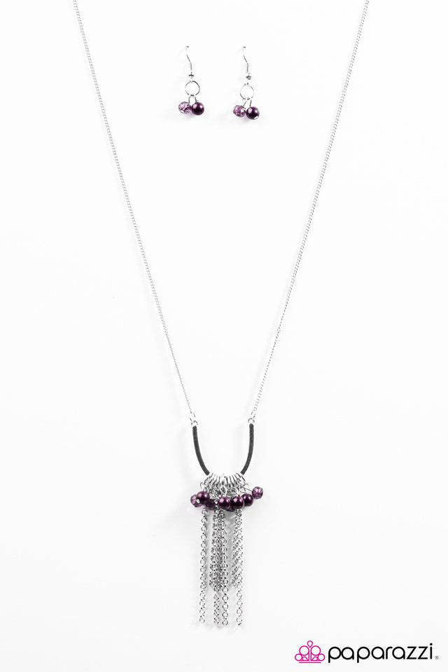 Paparazzi ♥ All The Pretty Colors - Purple ♥ Necklace