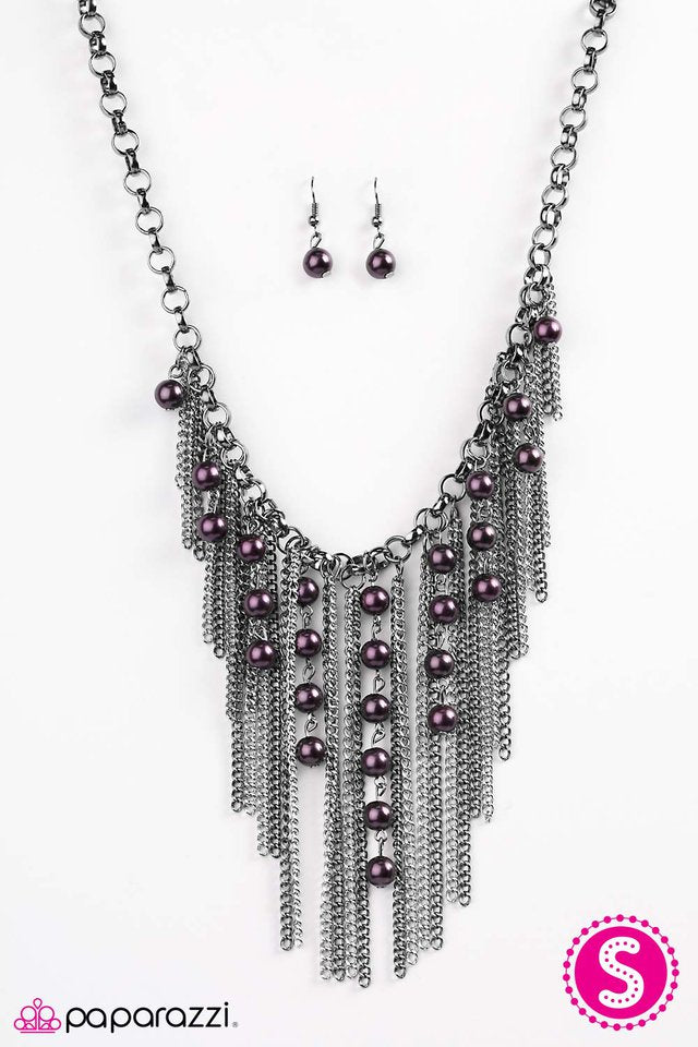Paparazzi ♥ A Risk I Am Willing To Take - Purple ♥ Necklace