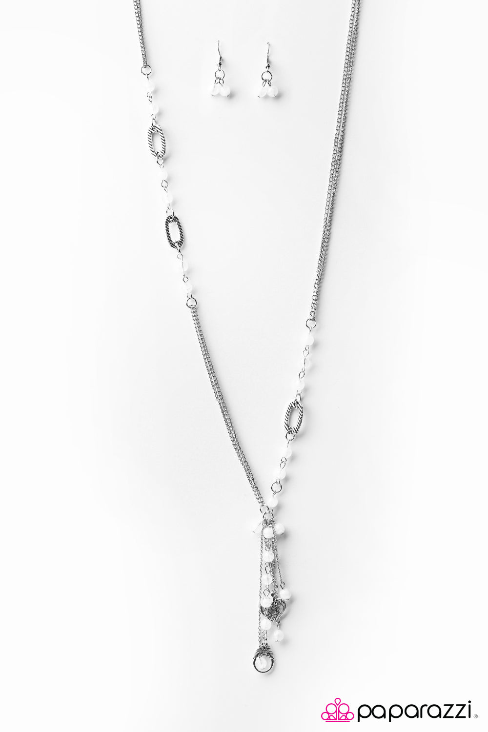 Paparazzi ♥ Isnt She Charming? - White ♥ Necklace