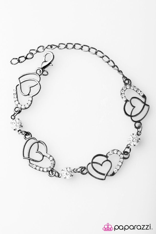 Paparazzi ♥ I Loved Her First - Black ♥ Bracelet