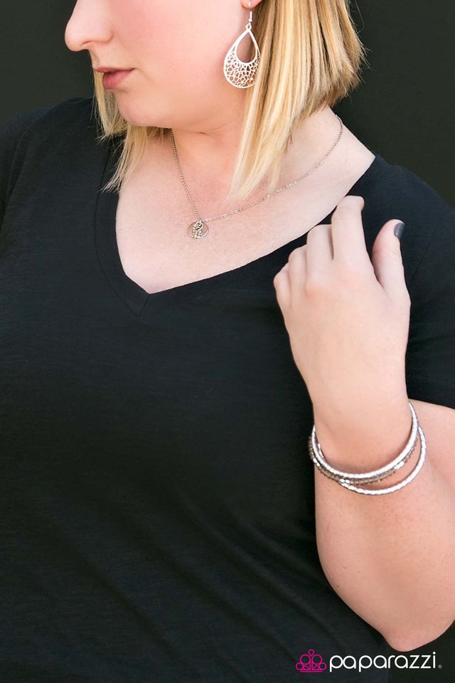 Paparazzi ♥ GLAM On! - Brown ♥ Bracelet