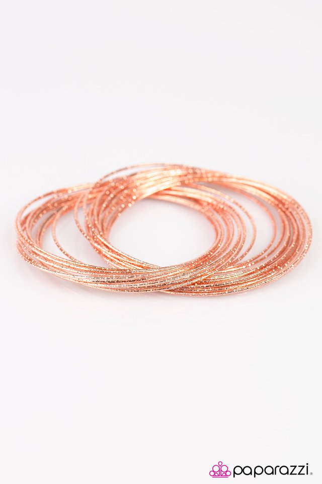 Paparazzi ♥ I Sweat Glitter - Copper ♥ Bracelet
