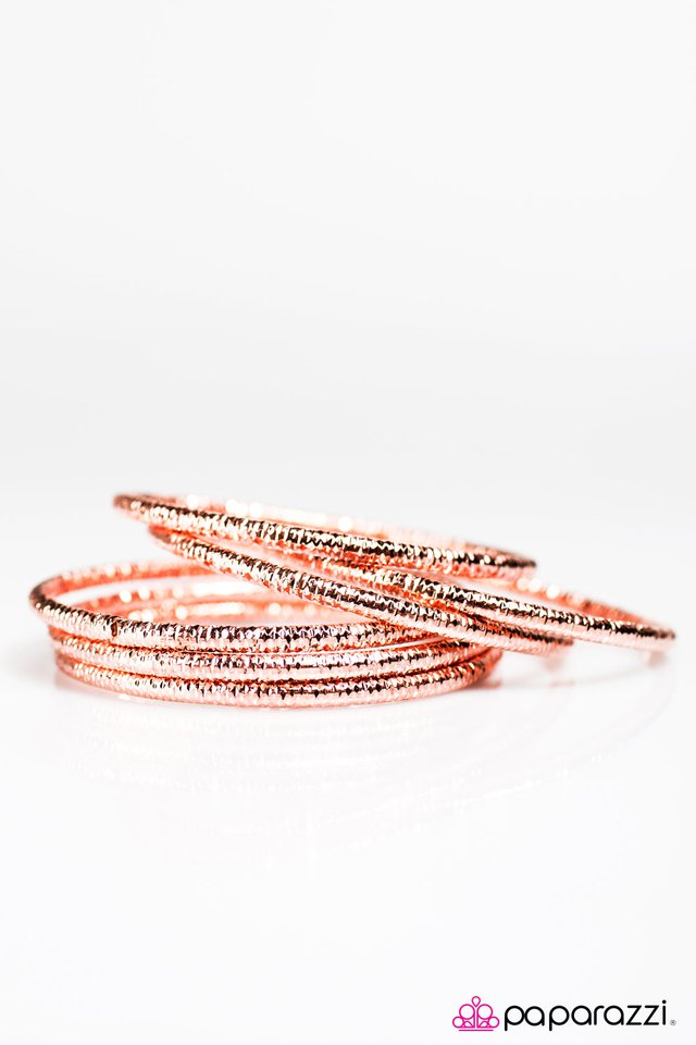 Paparazzi ♥ Rough and Tough - Copper ♥ Bracelet