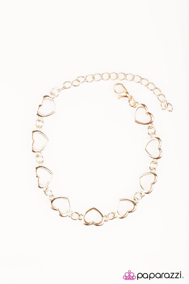 Paparazzi ♥ Heartbeat Song - Gold ♥ Bracelet
