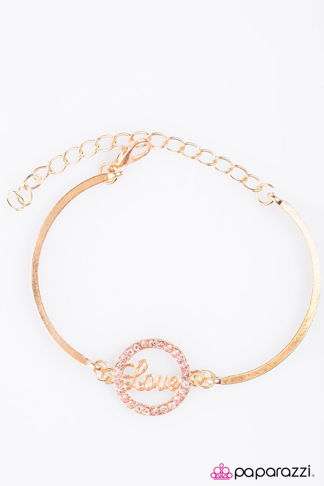 Paparazzi ♥ Love Your Story - Gold ♥ Bracelet
