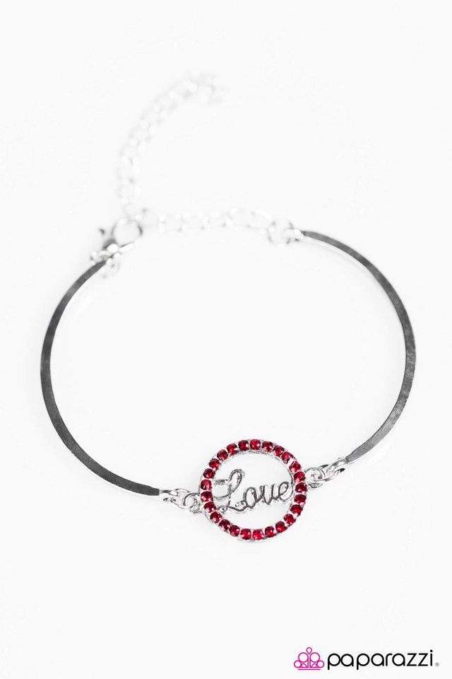 Paparazzi ♥ Love Your Story - Red ♥ Bracelet
