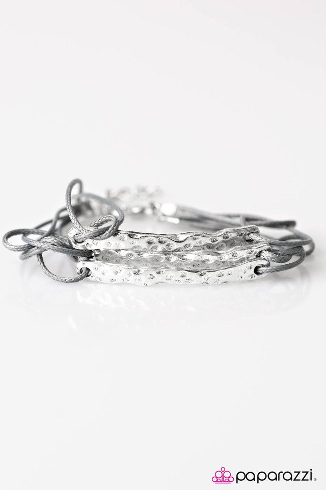Paparazzi ♥ Home Plate - Silver ♥ Bracelet