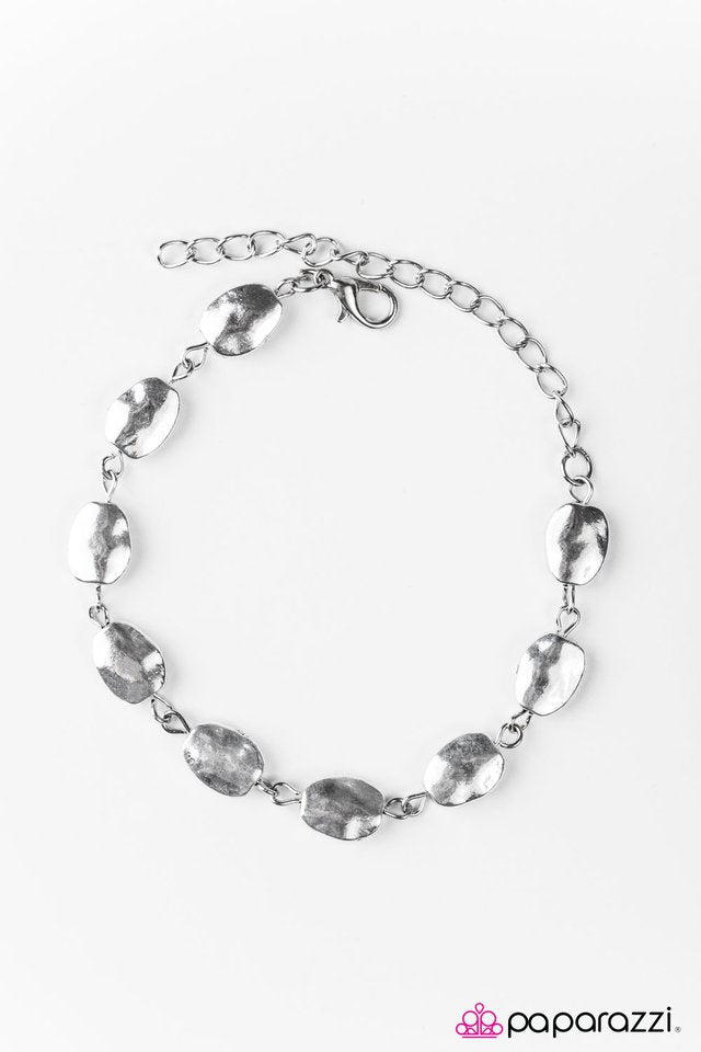 Paparazzi ♥ Be BRIGHT There! - Silver ♥ Bracelet