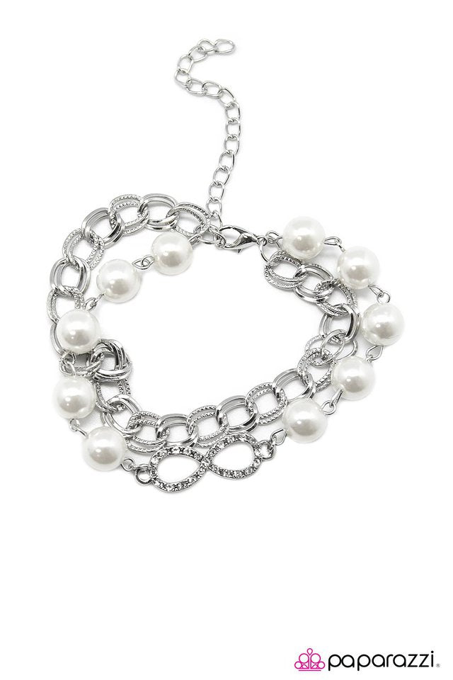 Paparazzi ♥ You Win Some, You Lose Some - White ♥ Bracelet