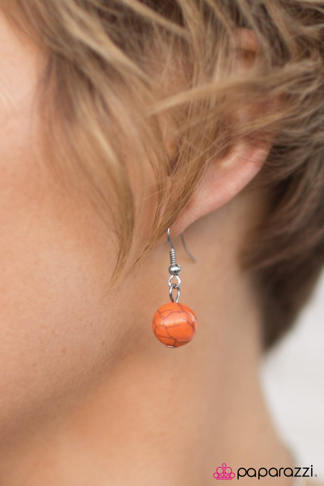 Paparazzi ♥ Smooth Sailing - Orange ♥ Necklace