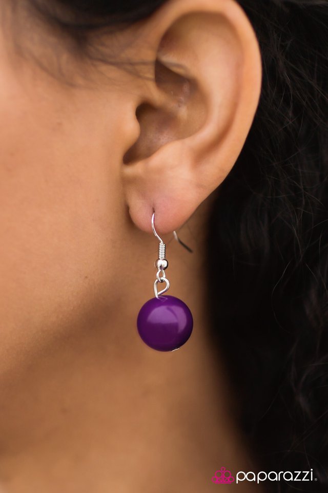 Paparazzi ♥ Geo Queen - Purple ♥ Necklace